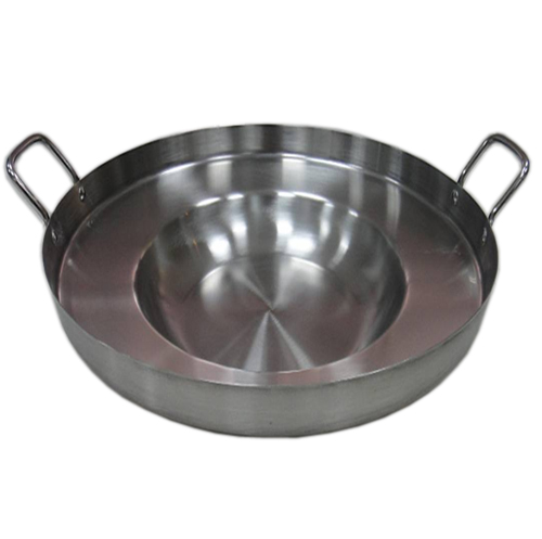 22-1/2" Stainless steel Comal- Deep Rim Fry Pan